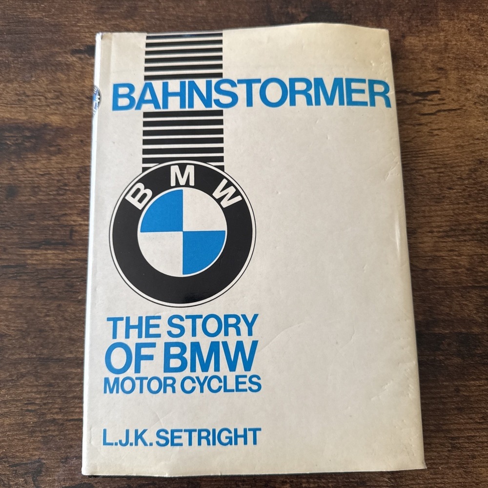 Bahnstormer The Story of BMW Motorcycles Softcover 1977 LJK Setright 5 x 8